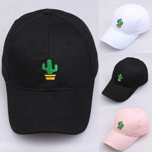 Cactus Embroidered Baseball Cap